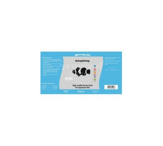 Gamma Frozen Flat Pack Food Brine Shrimp 250g
